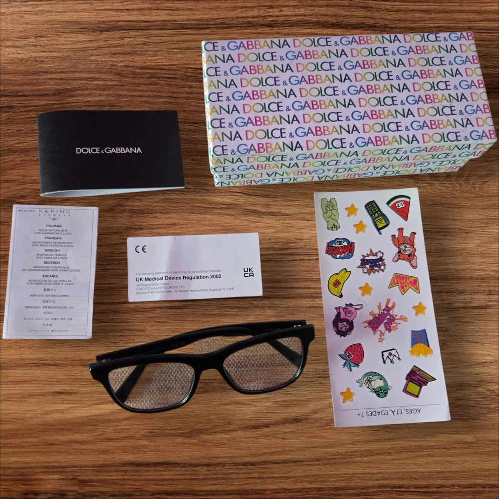 Dolce & Gabbana Kids Eyeglasses DX 3356 501 Black